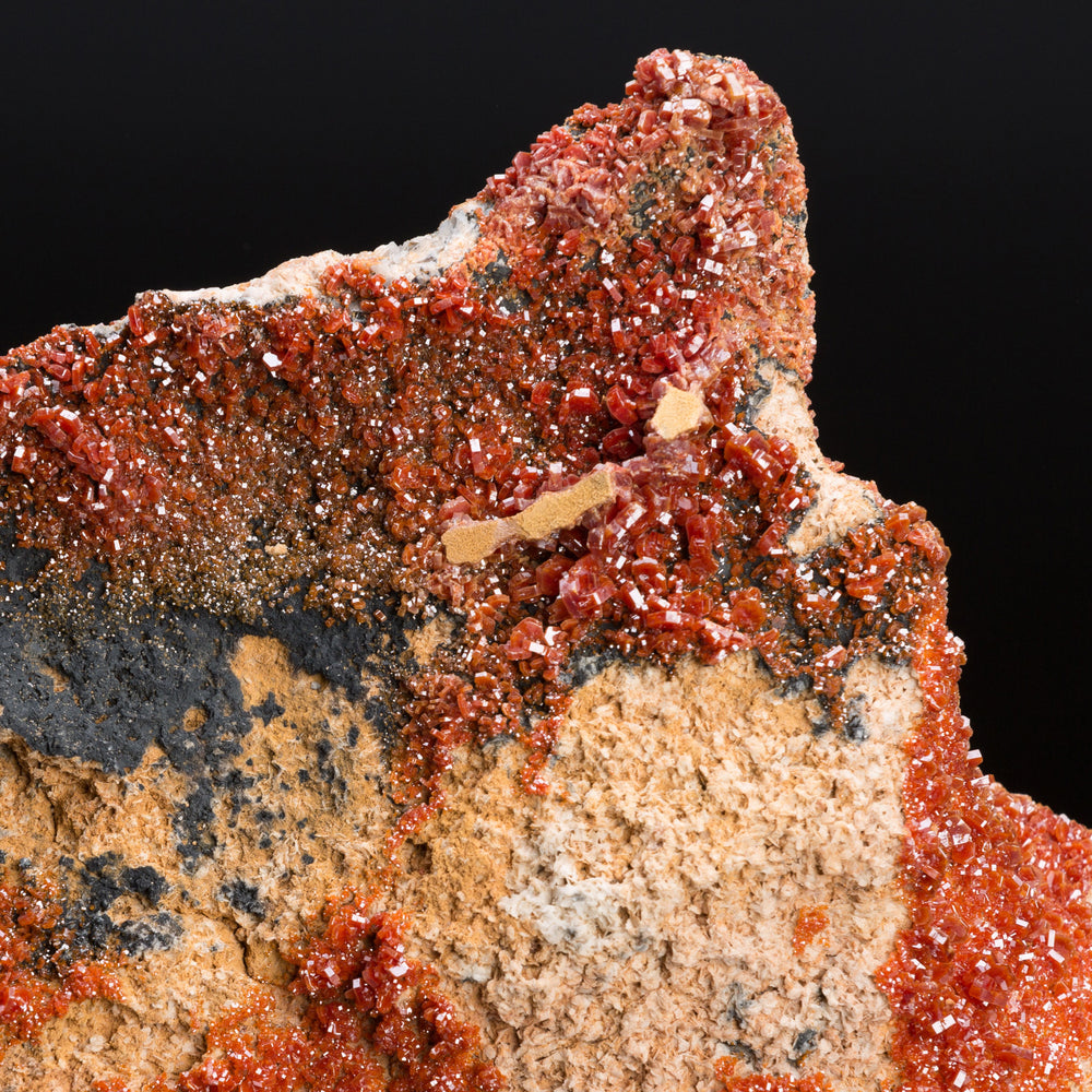 2.12kg 18cm Large Red Vanadinite Crystal Cluster Mineral Specimen from Morocco