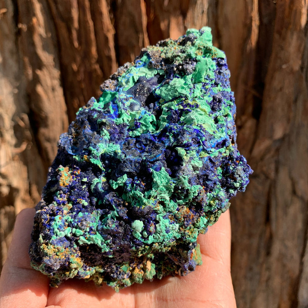 
            
                Load image into Gallery viewer, 12.6cm 838g Azurite from Sepon Mine, Laos
            
        