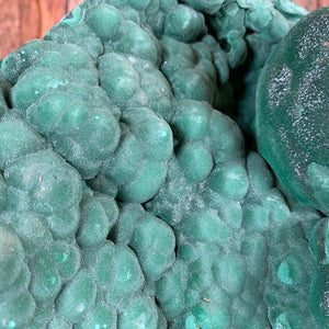 24.5cm 6.55kg Botryoidal Malachite from Sepon Mine, Laos