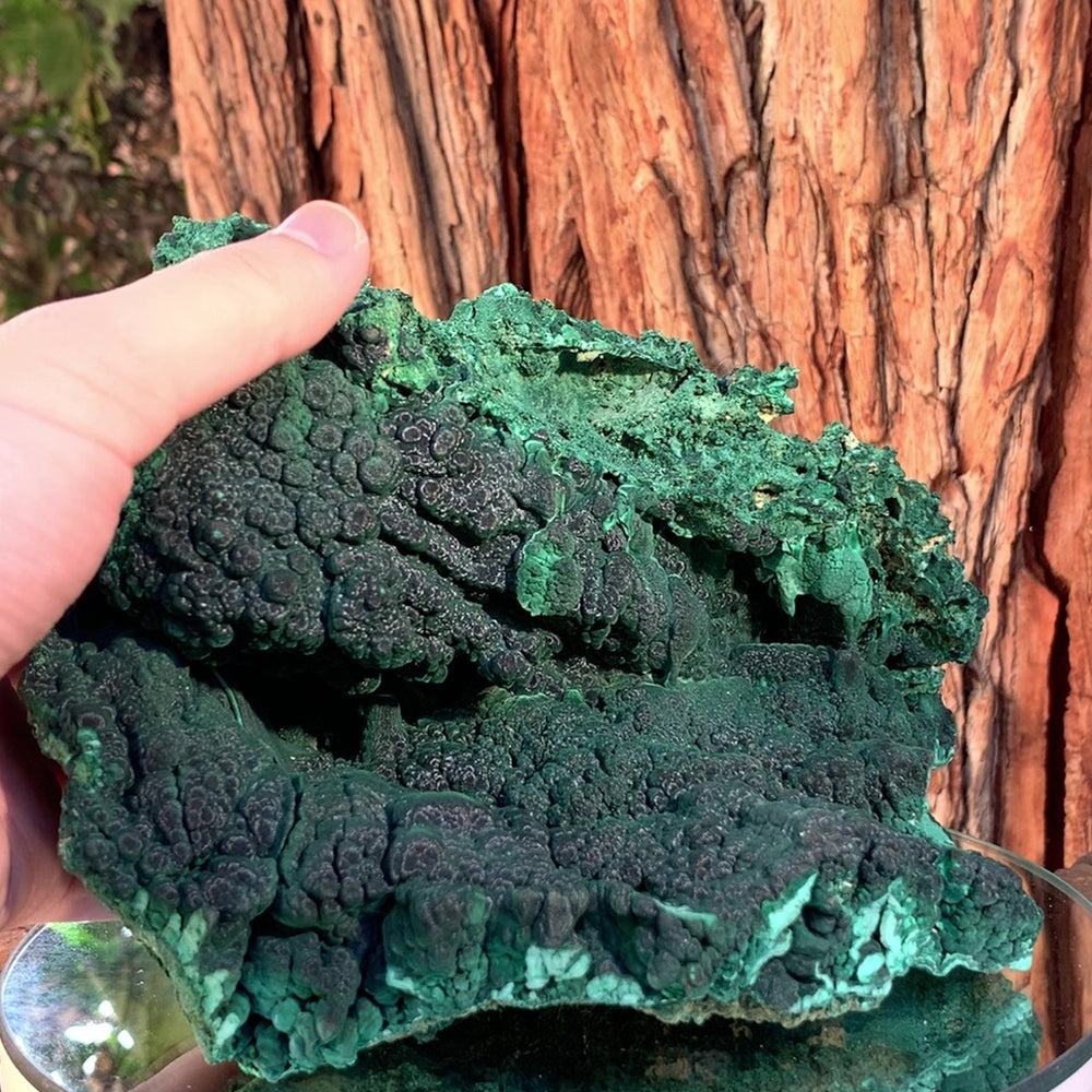 22cm 2.4kg Malachite from Sepon Mine, Laos