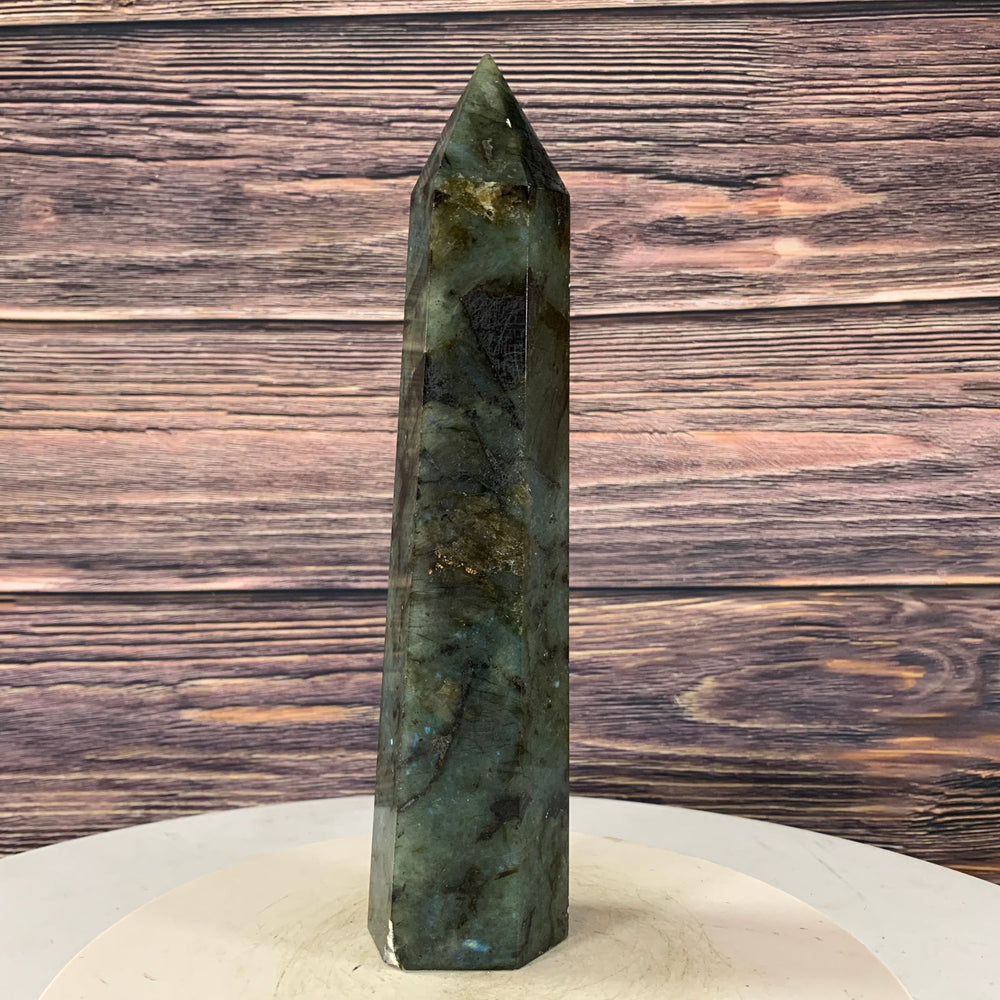 35cm 2.84kg Polished Labradorite Point from Madagascar