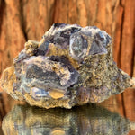 9cm 604g Purple Fluorite from Huanggang Mine, China