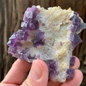 8cm 180g Purple Fluorite from Sanming, Zhejiang, China