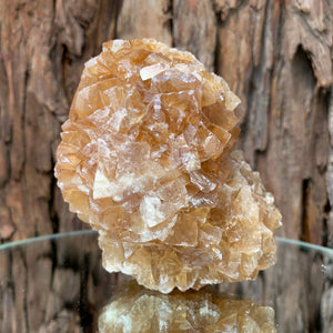 10cm 492g Golden Honey Yellow Calcite from Fujian, China