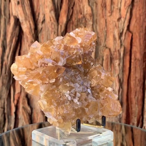 15cm 734g Golden Honey Yellow Calcite from Fujian, China