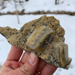13cm 254g Golden Barite, Pyrite from Xiefang Mine, Jiangxi, China