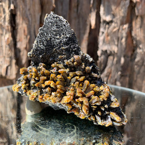 8.5cm 168g Orpiment from Hunan, China