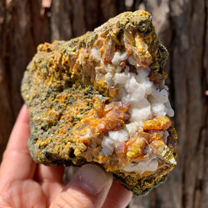 11.3cm 722g Orpiment from Hunan, China