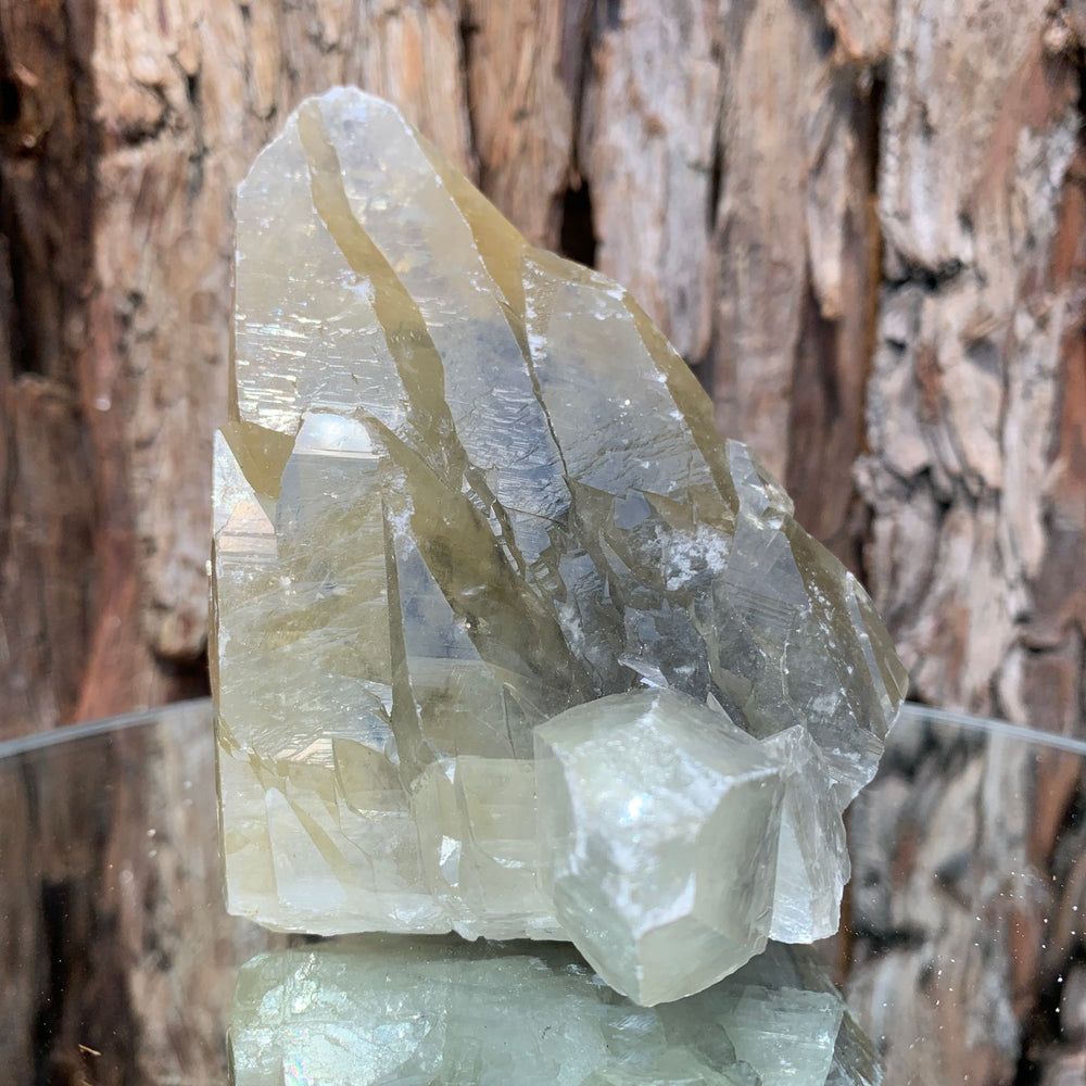10.5cm 366g Yellow Calcite from Hunan, China