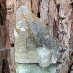 10.5cm 366g Yellow Calcite from Hunan, China