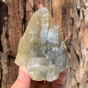 10.5cm 366g Yellow Calcite from Hunan, China