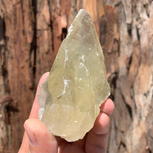 9.5cm 240g Yellow Calcite from Hunan, China