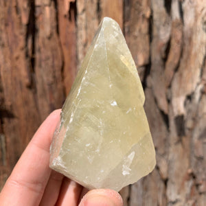 9cm 222g Yellow Calcite from Hunan, China