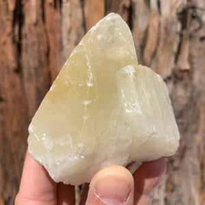 8cm 264g Yellow Calcite from Hunan, China