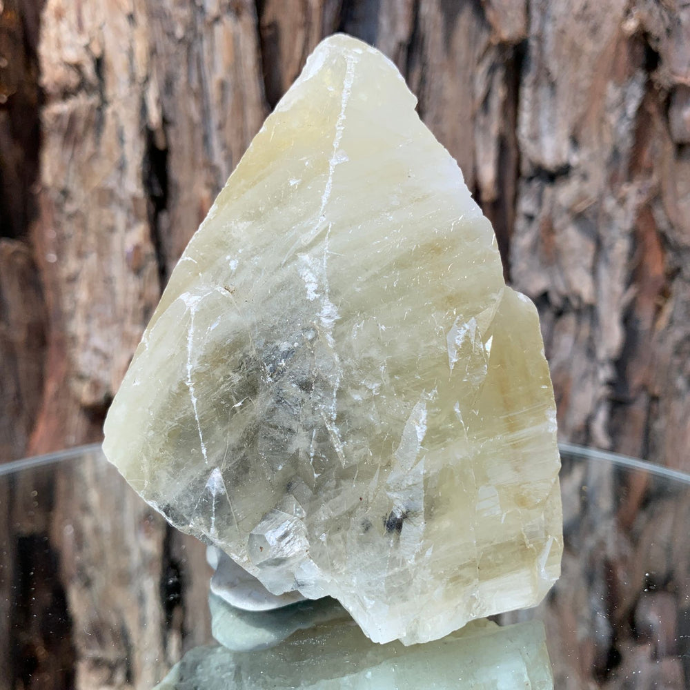 9.3cm 278g Yellow Calcite from Hunan, China