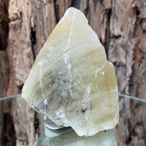 9.3cm 278g Yellow Calcite from Hunan, China