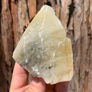 9.3cm 278g Yellow Calcite from Hunan, China
