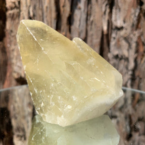 9cm 296g Yellow Calcite from Hunan, China
