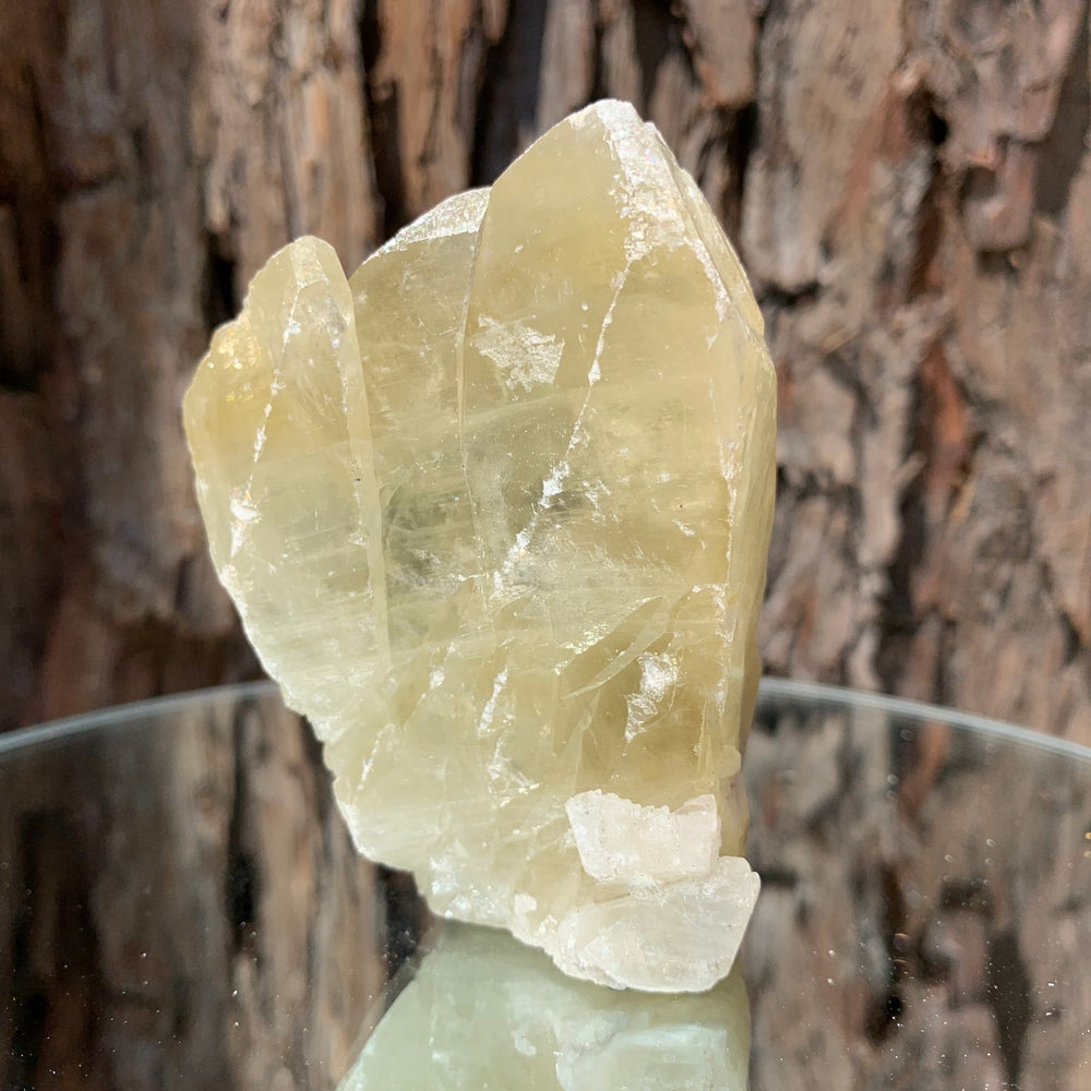 8.5cm 274g Yellow Calcite from Hunan, China