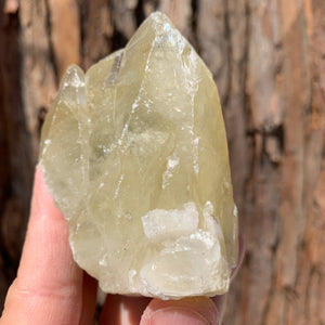 8.5cm 274g Yellow Calcite from Hunan, China