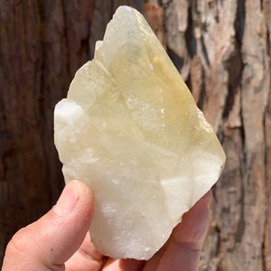 10.5cm 492g Yellow Calcite from Hunan, China