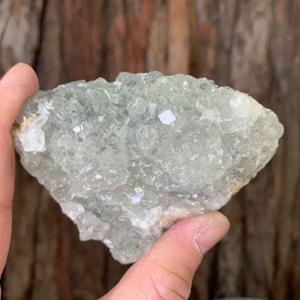 7cm 226g Clear Green Fluorite from Xianghualing, China