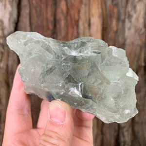 10.5cm 540g Clear Green Fluorite from Xianghualing, China
