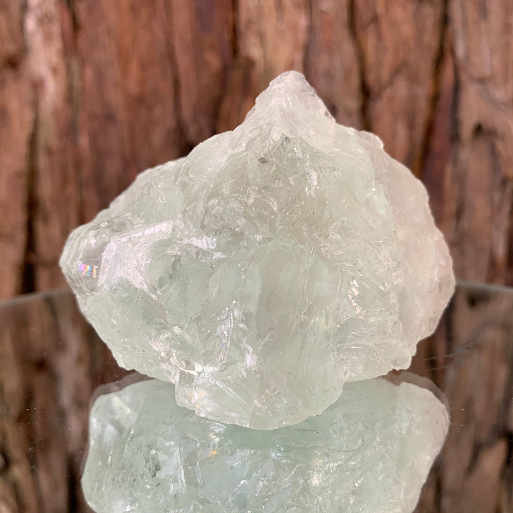 8.5cm 280g Clear Green Fluorite from Xianghualing, China