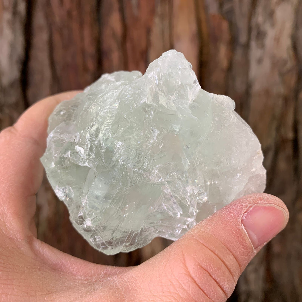 8.5cm 280g Clear Green Fluorite from Xianghualing, China