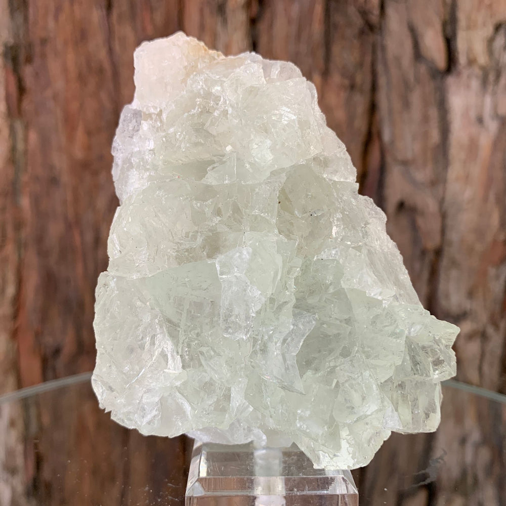 10.5cm 254g Clear Green Fluorite from Xianghualing, China