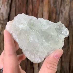 10.5cm 254g Clear Green Fluorite from Xianghualing, China