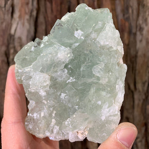 11.5cm 446g Clear Green Fluorite from Xianghualing, China