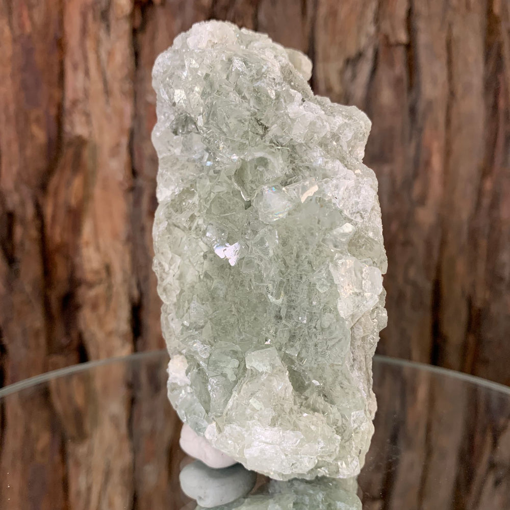 12cm 464g Clear Green Fluorite from Xianghualing, China