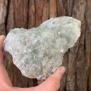 13cm 548g Clear Green Fluorite from Xianghualing, China