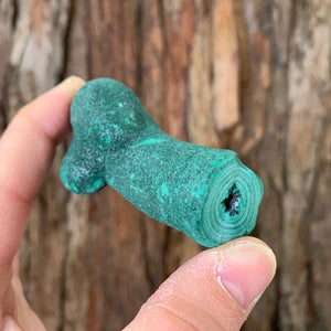 7.5cm 144g Malachite Stalactite from Sepon Mine, Laos