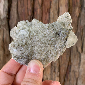 6cm 108g Pyrite and Dolomite, Clear Calcite from China