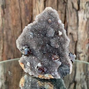 8cm 290g Sphalerite on Chalcedony from Changning, Hunan, China