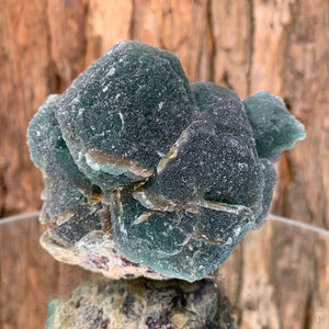 9.3cm 612g Green Fluorite from Heilongjiang, China