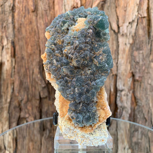 14cm 698g Green Fluorite from Heilongjiang, China