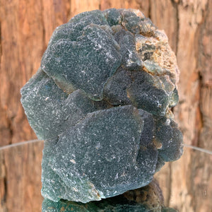 12cm 1.07kg Green Fluorite from Heilongjiang, China