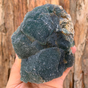 12cm 1.07kg Green Fluorite from Heilongjiang, China