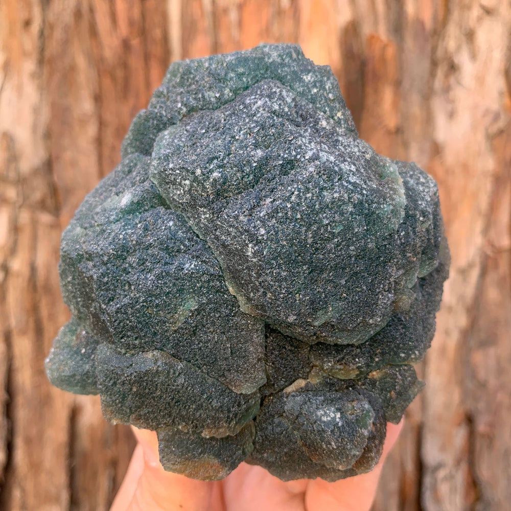 11cm 1.18kg Green Fluorite from Heilongjiang, China