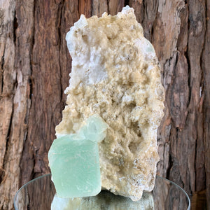21.5cm 2.73kg Green Fluorite from Heilongjiang, China