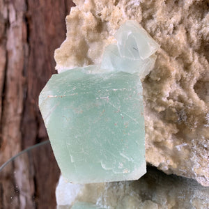21.5cm 2.73kg Green Fluorite from Heilongjiang, China