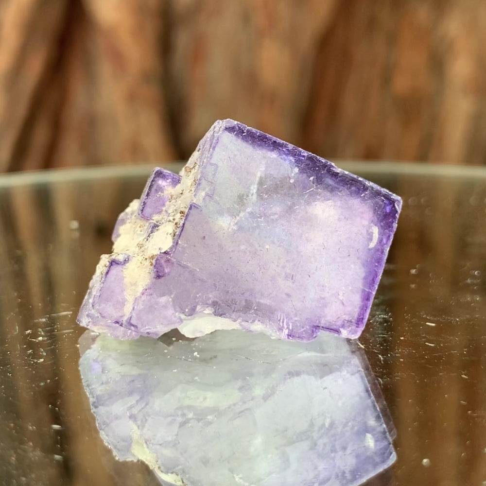 4cm 24g Purple Fluorite from Yaogangxian Mine, China