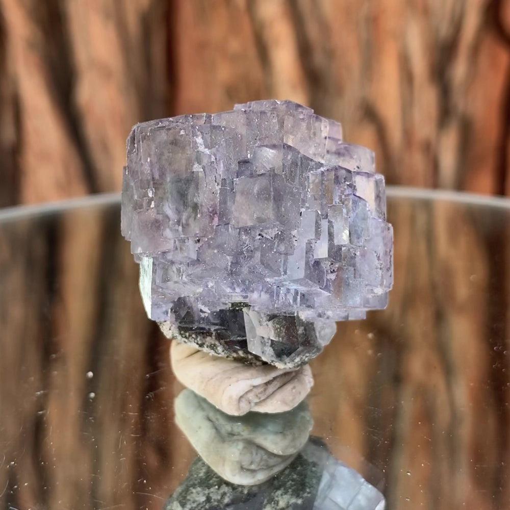 4cm 48g Purple Fluorite from Yaogangxian Mine, China