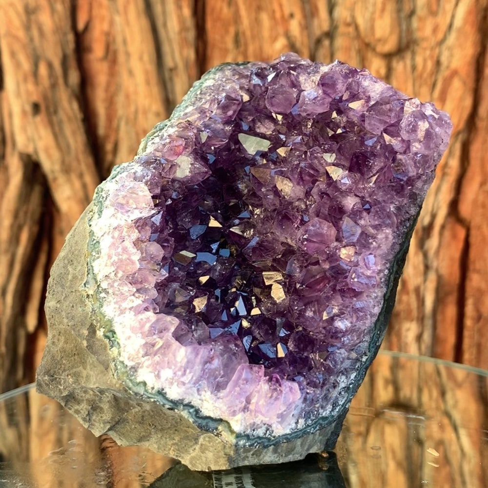 
            
                Load image into Gallery viewer, 12.5cm 708g Amethyst Cluster from Uruguay
            
        
