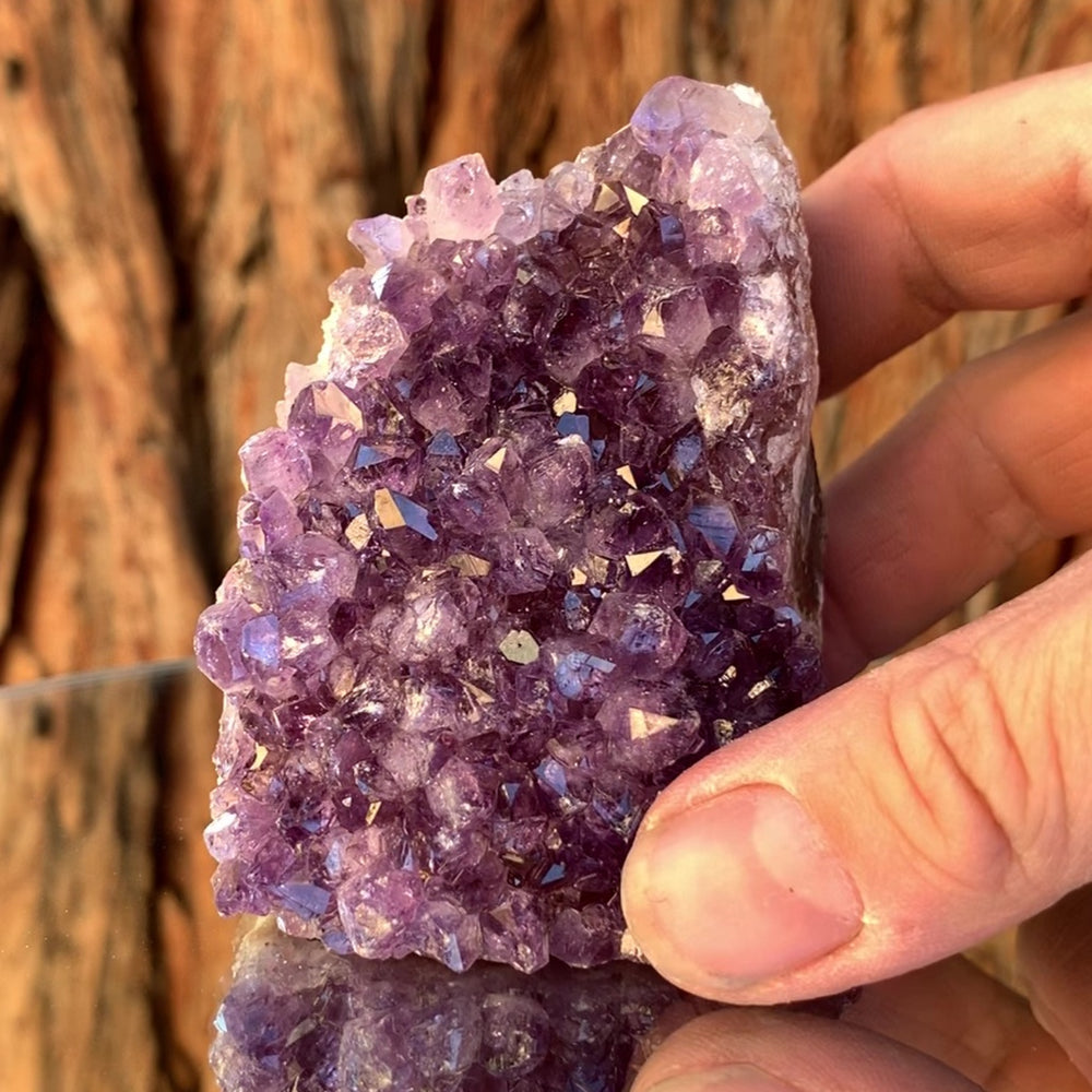 
            
                Load image into Gallery viewer, 7.5cm 316g Amethyst Cluster from Uruguay
            
        