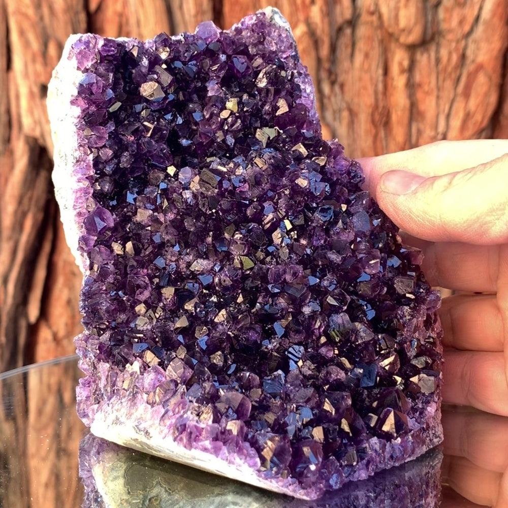 12cm 1.19kg Amethyst Cluster from Uruguay
