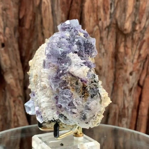 12.5cm 640g Fluorite, Clear Quartz, Calcite, Huanggang Mine, Inner Mongolia, China
